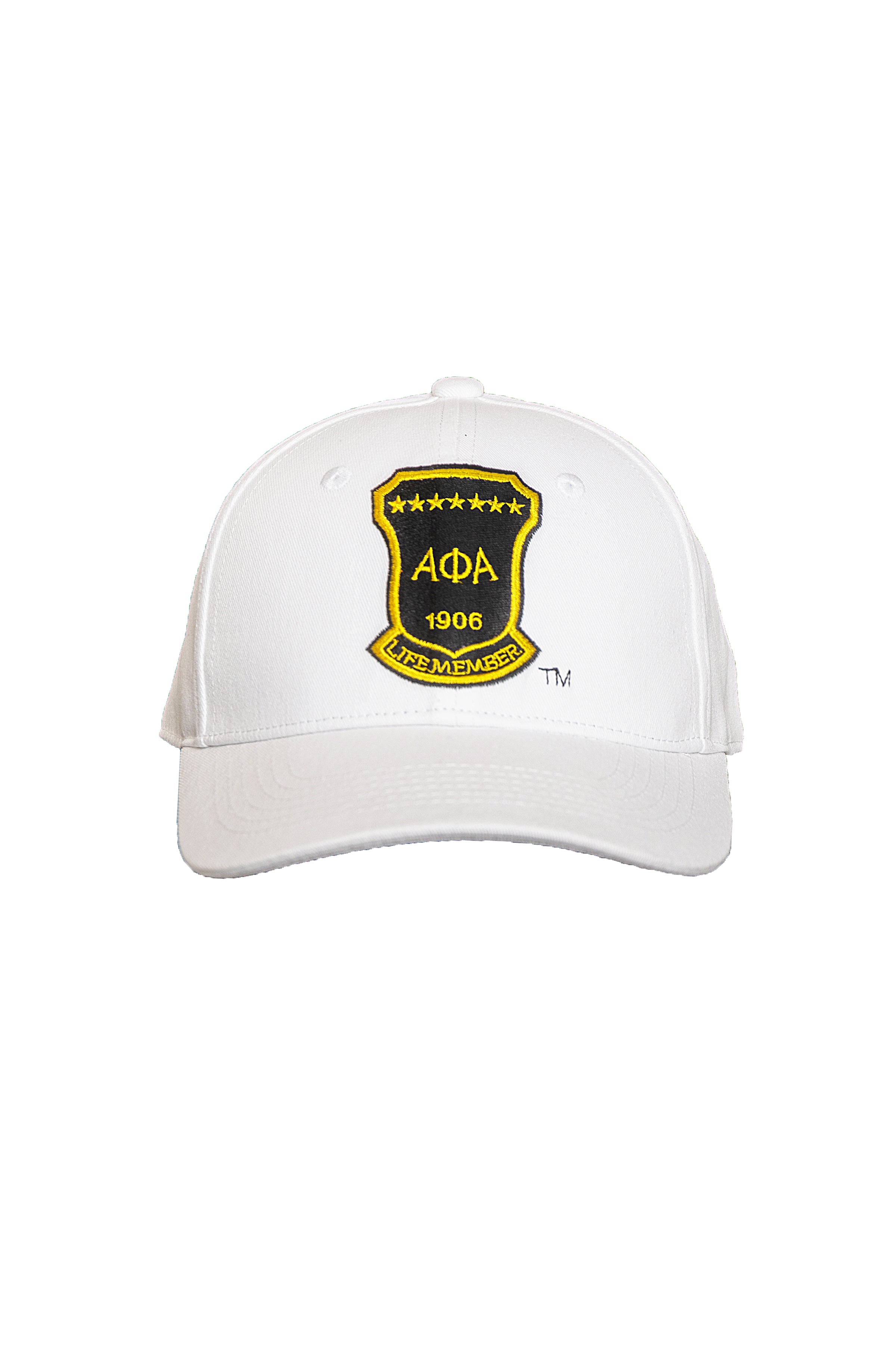 Embroidered Alpha White Life Member Hat – Greek Traditions