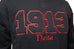 Delta Black and Red 1913 Puff Design Sweatshirt