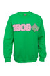 AKA 1908 Ivy Chenille Sweatshirt(Green)