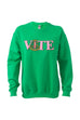 Alpha Kappa Alpha Vote Sweatshirt with Crest Chenille