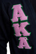 Alpha Kappa Alpha Black Cardigan
