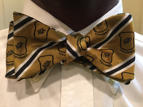 Old Gold Life Member Bow Tie