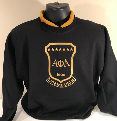Alpha Phi Alpha Life Member Sweatshirts