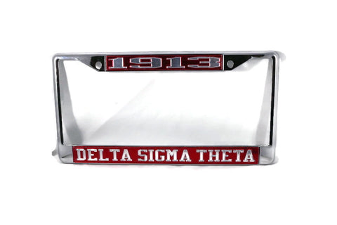 Delta Sigma Theta License Frames - 1913 Red