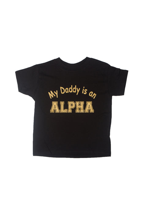 My Dad Is An Alpha Kids Shirt