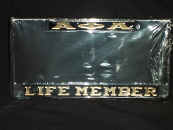 Alpha Phi Alpha-Life Member License Plate Frame