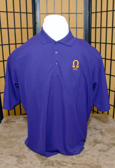Omega Psi Phi-Puple Polo Shirt
