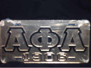 Alpha Phi Alpha-1906 Gold License Plate